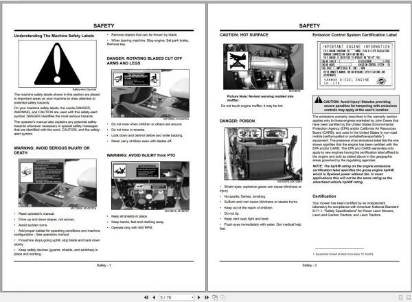 John Deere Lawn Garden Tractor X595 SN 020225 Operators Manual OMM149448 L2 2003 2