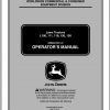 John Deere Lawn Tractor L100 111 118 120 130 Operators Manual OMGX21807 J4 2004 1
