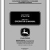 John Deere Lawn Tractor LT170 LT180 SN 10001 Operators Manual OMM147259 J1 2001 1