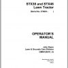 John Deere Lawn Tractor STX38 STX46 SN 270001 Operators Manual OMM124078 J5 1