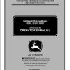 John Deere Lightweight Fairwar Mowers 3225C 3235C 3245C SN 010001 Operators Manual 2004 1