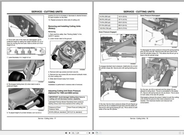 John Deere Lightweight Fairwar Mowers 7500 8500 E Cut Hybrid SN 020001 010001 Operators Manual 2009 2