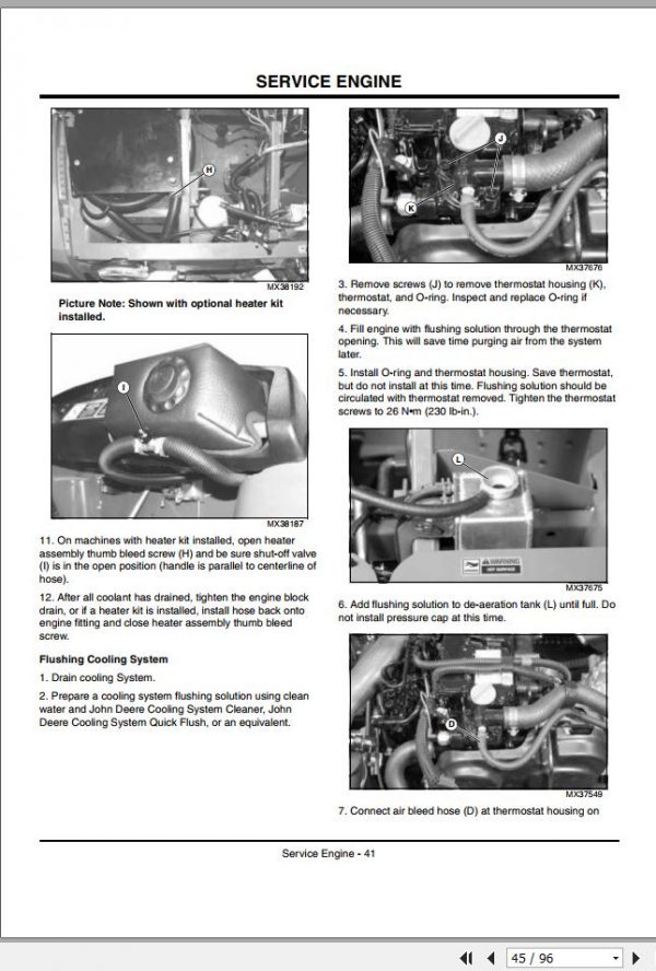 John Deere M Gator A1 Utility Vehicle Diesel SN 060001 Operators Manual OMM159412 A9 2009 2