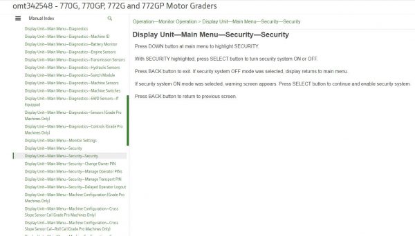 John Deere Motor Graders 770G 770GP 772G and 772GP Operator Manual OMT342548 2