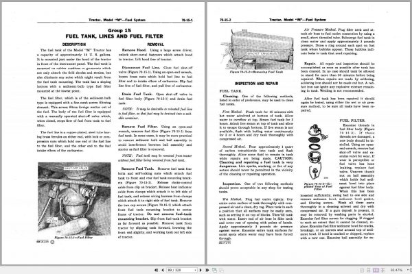 John Deere Tractor Model M Service Manual SM2001 2