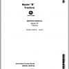 John Deere Tractors Model B Service Manual SM2004 1