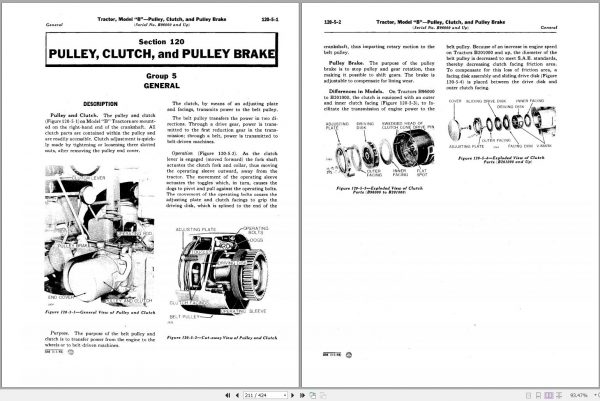 John Deere Tractors Model B Service Manual SM2004 2