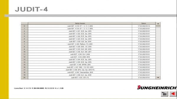 Jungheinrich JETI Judit ForkLift v4.36 005 2022 Full Diagnostic Software 13