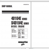Komatsu Diesel Engine 4D104E S4D104E Series Shop Manual WEBMNEF000