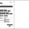Komatsu Diesel Engine 4D104E S4D104E Series Shop Manual WEBMNEF001