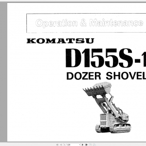 Komatsu Dozer Shovel D155S 1 Operation Maintenance Manual SEAM0178US00