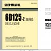 Komatsu Engine 6D125 2 Series Shop Manual SMEE1250K0