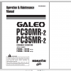 Komatsu Hydraulic Excavator GALEO PC30MR 2 PC35MR 2 Operation Maintenance Manual WEAM006601 2004
