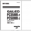 Komatsu Hydraulic Excavator GALEO PC35MR 2 PC50MR 2 Shop Manual WEBM006200 2006