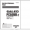 Komatsu Hydraulic Excavator GALEO PC50MR 2 Operation Maintenance Manual WEAM006702 2006