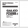 Komatsu Hydraulic Excavator GALEO PC50MR 2 Operation Maintenance Manual WEAM006703 2006