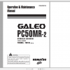 Komatsu Hydraulic Excavator GALEO PC50MR 2 Operation Maintenance Manual WEAM006706 2008