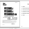 Komatsu Hydraulic Excavator PC128US 2 PC138U 2 PC138USLC 2E0 Shop Manual SEBM018419 2005