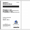 Komatsu Hydraulic Excavator PC240LC 11E0 PC240NLC 11E0 Operation Maintenance Manual UENAM01580 2