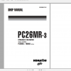 Komatsu Hydraulic Excavator PC26MR 3 Shop Manual WEBM007901 2008