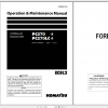 Komatsu Hydraulic Excavator PC270 8 PC270LC 8 Operation Maintenance Manual TEN00279 03 2009