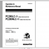 Komatsu Hydraulic Excavator PC290LC 11 PC240NLC 11 Operation Maintenance Manual UENAM01242 2016