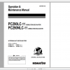 Komatsu Hydraulic Excavator PC290LC 11 PC240NLC 11 Operation Maintenance Manual UENAM01243 2017