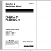 Komatsu Hydraulic Excavator PC290LC 11 PC290NLC 11 Operation Maintenance Manual UENAM01163 2016