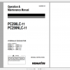 Komatsu Hydraulic Excavator PC290LC 11 PC290NLC 11 Operation Maintenance Manual UENAM01164 2016