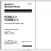 Komatsu Hydraulic Excavator PC290LC 11 PC290NLC 11 Operation Maintenance Manual UENAM01401 2018