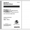 Komatsu Hydraulic Excavator PC290LC 11 PC290NLC 11 Operation Maintenance Manual UENAM01450 2018