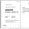 Komatsu Hydraulic Excavator PC290LC 7K PC290NLC 7K Shop Manual UEBM001601 2008