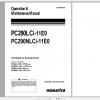 Komatsu Hydraulic Excavator PC290LCi 11E0 PC290NLCi 11E0 Operation Maintenance Manual UENAM01681 2020