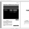 Komatsu Hydraulic Excavator PC300 8 PC300LC 8 PC350 8 PC350LC 8 Operation Maintenance Manual TEN00183 04 2009