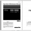 Komatsu Hydraulic Excavator PC300 8 PC300LC 8 PC350 8 PC350LC 8 Operation Maintenance Manual TEN00380 01 2009