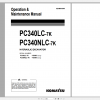 Komatsu Hydraulic Excavator PC340LC 7K PC340NLC 7K Operation Maintenance Manual UEAM001505