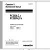 Komatsu Hydraulic Excavator PC350LC 8 PC350NLC 8 Operation Maintenance Manual UEAM007007 2009