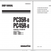 Komatsu Hydraulic Excavator PC35R 8 PC45R 8 Shop Manual WEBM000300 1999
