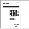 Komatsu Hydraulic Excavator PC35R 8 PC45R 8 Shop Manual WEBM000301