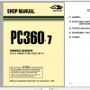 Komatsu Hydraulic Excavator PC360 7 Shop Manual SMEH3607M0