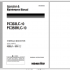 Komatsu Hydraulic Excavator PC360LC 10 PC360NLC 10 Operation Maintenance Manual UENAM00944 2016