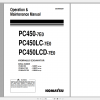 Komatsu Hydraulic Excavator PC450 7E0 PC450LC 7E0 PC450LCD 7E0 Operation Maintenance Manual UEAM005201 2006
