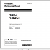 Komatsu Hydraulic Excavator PC450 8 PC450LC 8 Operation Maintenance Manual UEAM007210 2012