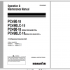 Komatsu Hydraulic Excavator PC490 10 PC490LC 10 Operation Maintenance Manual UENAM00950 2013