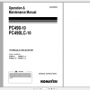 Komatsu Hydraulic Excavator PC490 10 PC490LC 10 Operation Maintenance Manual UENAM00953 2016