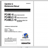 Komatsu Hydraulic Excavator PC490 10 PC490LC 10 Operation Maintenance Manual UENAM01550 2018