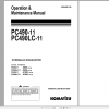 Komatsu Hydraulic Excavator PC490 11 PC490LC 11 Operation Maintenance Manual UENAM01106 2017