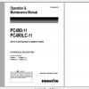 Komatsu Hydraulic Excavator PC490 11 PC490LC 11 Operation Maintenance Manual UENAM01422 2019