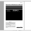 Komatsu Hydraulic Excavator PC490LC 11 Operation Maintenance Manual PEN01188 02 2020