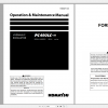 Komatsu Hydraulic Excavator PC490LC 11 Operation Maintenance Manual TEN00771 00 2016
